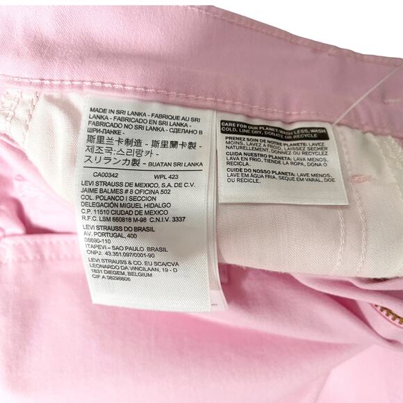 Levi Strauss & Co 710 Super Skinny Jeans W24 L30 NEW Light Pink - Picture 5 of 7